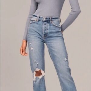 Abercrombie & Fitch The Dad High Rise Jeans